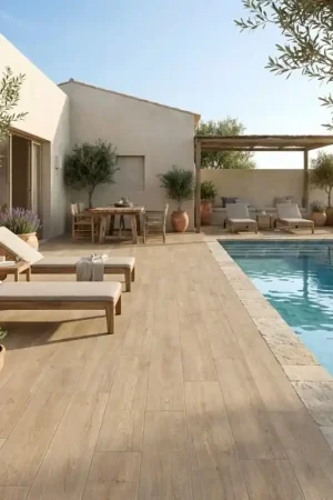 Populaire Carrelage extérieur imitation bois - BAKU Roble 20x120
